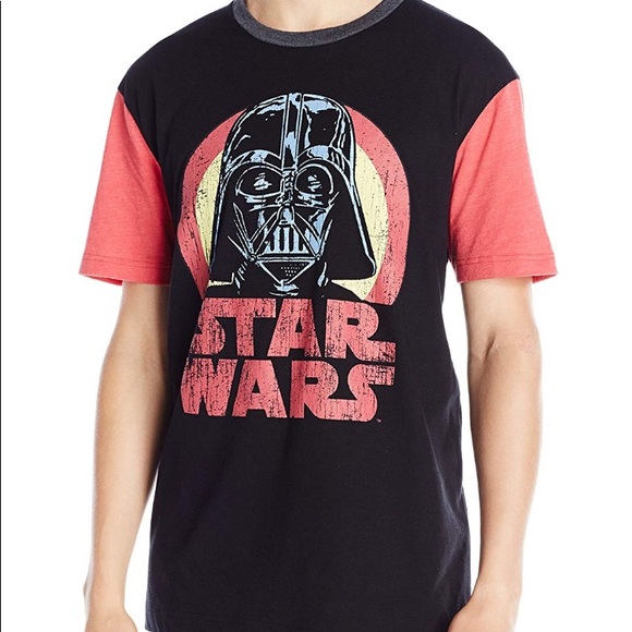 Star Wars Other - Star Wars S Darth Head color block Ringer T-shirt